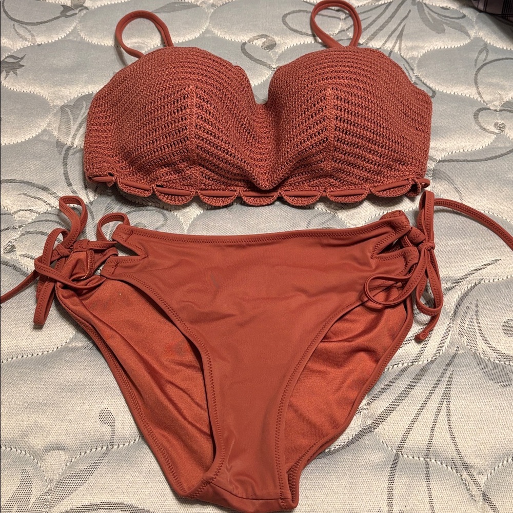 Shade & Shore Terracotta Bikini Set